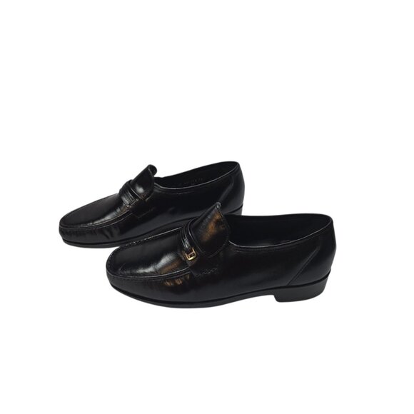 Florsheim Riva Comfortech Black Loafer Size Men 10 3E Wide Leather Slip-On Shoes main image 4